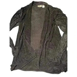 CHICOS TRAVELERS jacket/ blazer size small black
